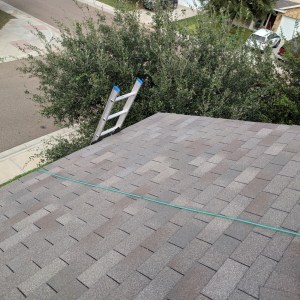 Shingle repairs work done